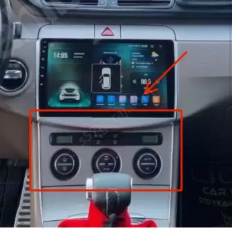 Volkswagen Passat B6 Klima Çerçevesi resim 1