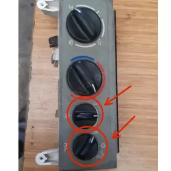 Renault Kango Mk2 Klima Isıtıcı Yön Düğmesi resim 1