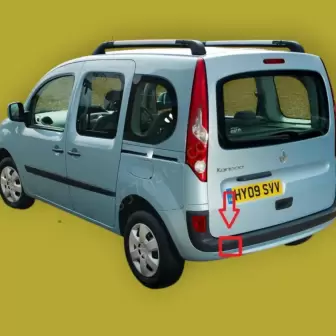Renault Kango 2008 Üzeri Arka Tampon Kapak resim2