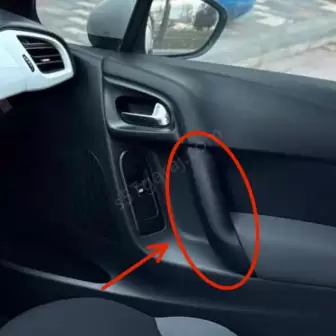 Citroen C3 2009-2013 Kapı Kolu 1013869 41817X resim 1