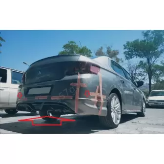 Peugeot 301 Arka Tampon Eki resim2