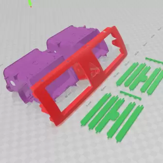 Skoda Fabia 2000-2008 Havalandırma Çerçevesi Takım resim 4