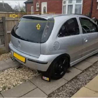 Opel Corsa C İmsher Spoiler resim2