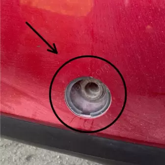 Mazda 3 2014-2018 Arka Tampon Çeki Demir Kapağı resim 1