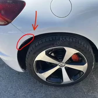 Volkswagen Scirocco Arka Çamurluk Kapağı resim 1