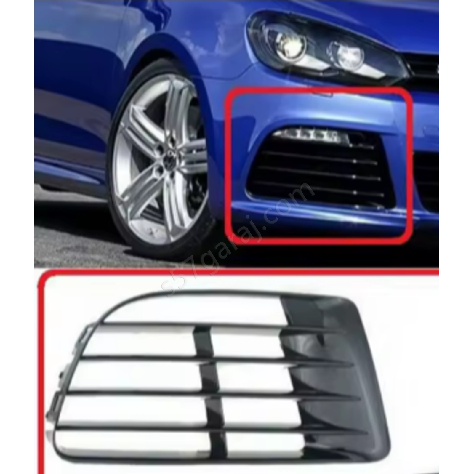 Volkswagen Golf Mk6 R 2009-2013 Sis Farı Kapağı