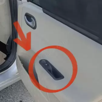 Renault Megane 2 Arka Cam Tuşu Çerçevesi resim1