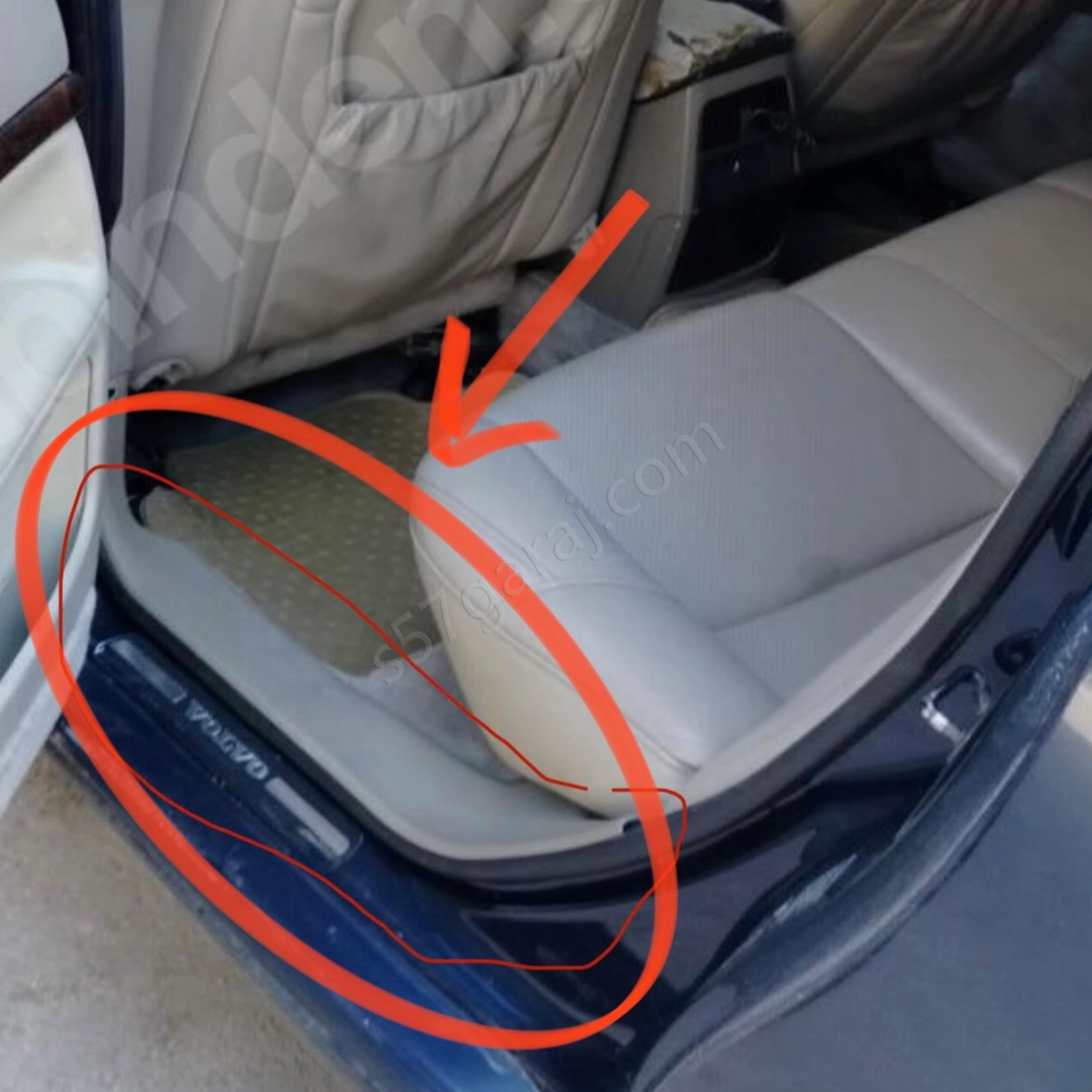 Volvo S80 Arka Koltuk Bagalit Plastik Parça
