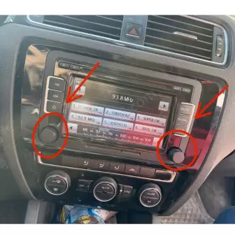 Volkswagen Golf-Jetta-Caddy Multimedya Düğmesi resim 1