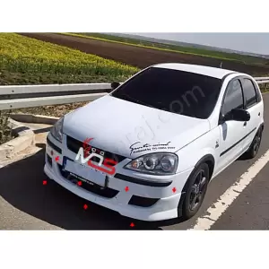 Opel Corsa C Makyajlı Ön Tampon Eki resim4