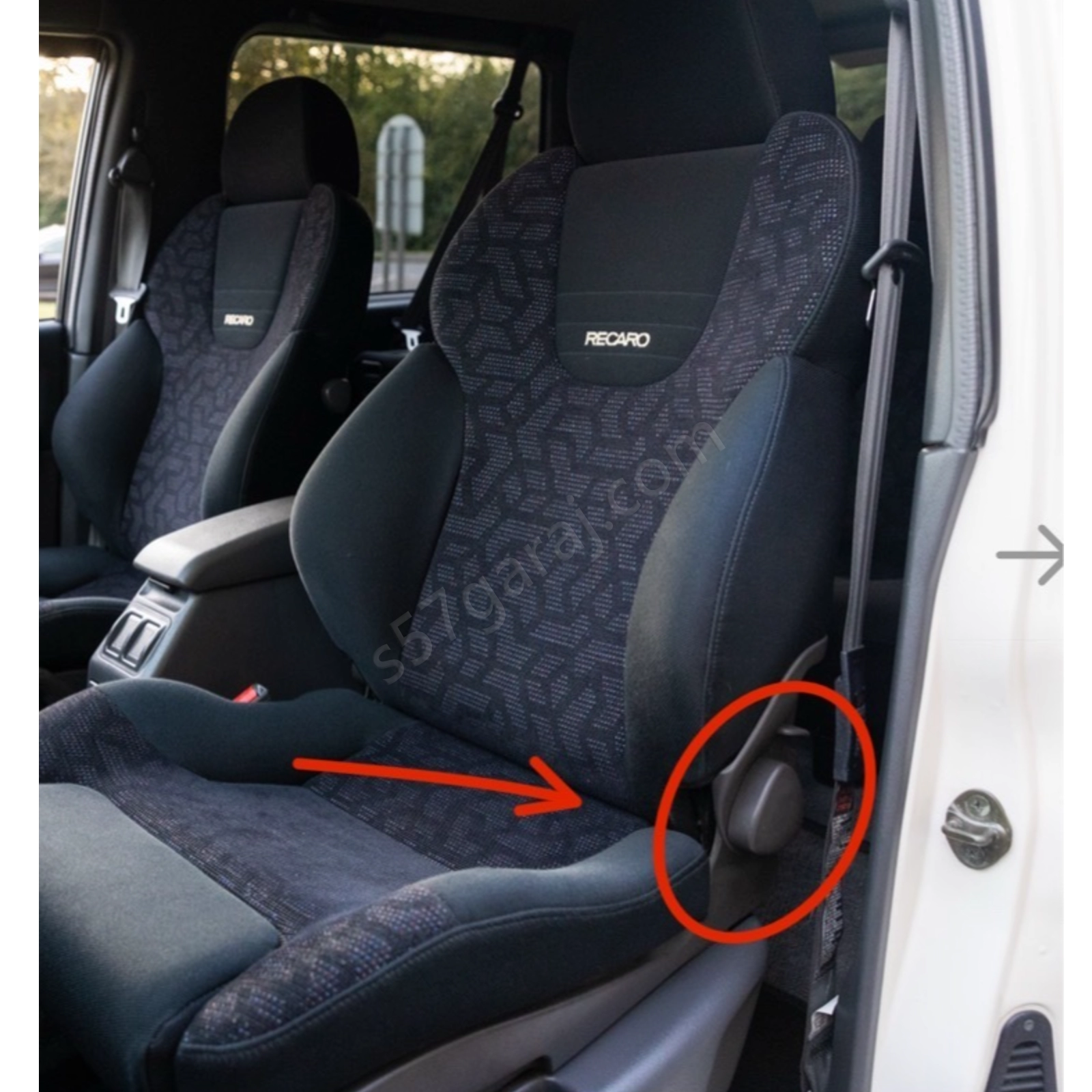 Mitsubishi Pajero Koltuk Yatırma Kolu
