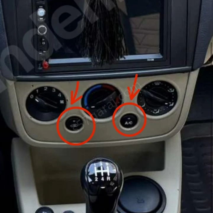 Ford Fiesta 2002-2009 Ac Klima Düğmesi