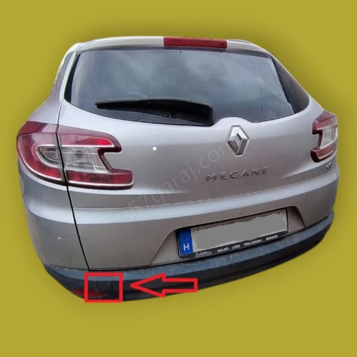 Renault Megane 3 Arka Tampon Kapak 2008-2016