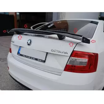 Skoda Octavia Gtx Bagaj Spoiler resim1