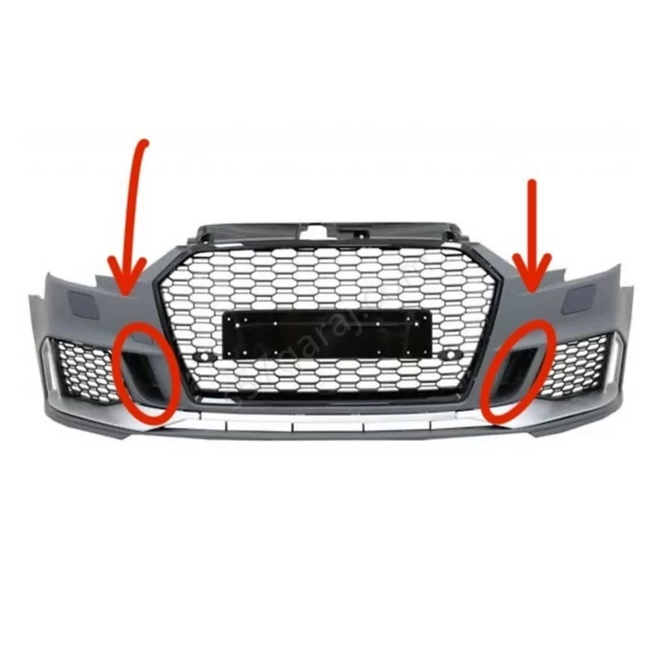 Audi A3 Rs3 Tampon Sis Farı Çerçevesi Yan Kapağı 2