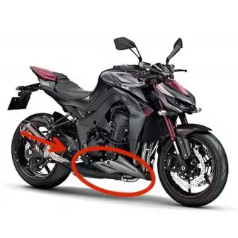 Kawasaki Zr100 Motor Kapağı Grenajı 55028049545W resim 1