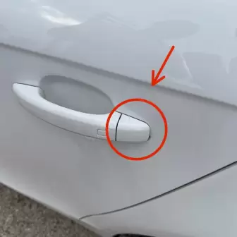 Audi A4 Kapı Kilit Kapağı resim 1