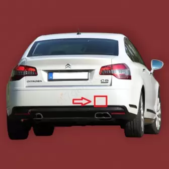 Citroen C5 Sedan 2008 Üzeri Arka Tampon Kapak resim3