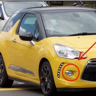 Citroen Ds3 Sis Farı Çerçevesi 9675348077 resim 1