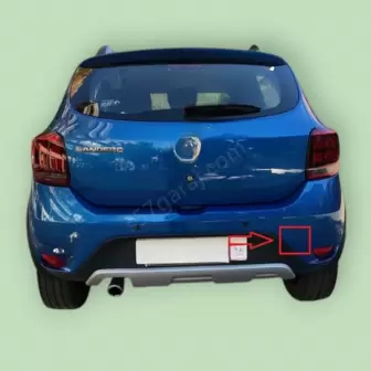 Dacia Sandero Arka Tampon Çeki Demir Kapak resim2