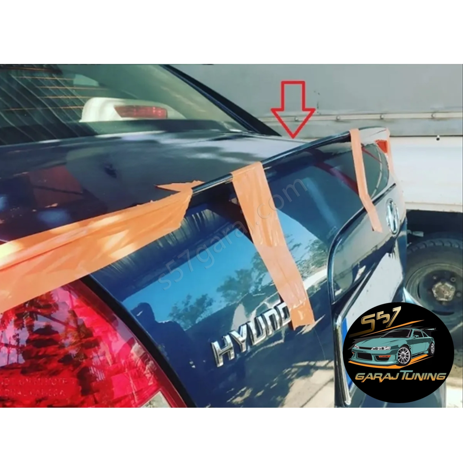 Hyundai Accent İnce Bagaj Spoyler