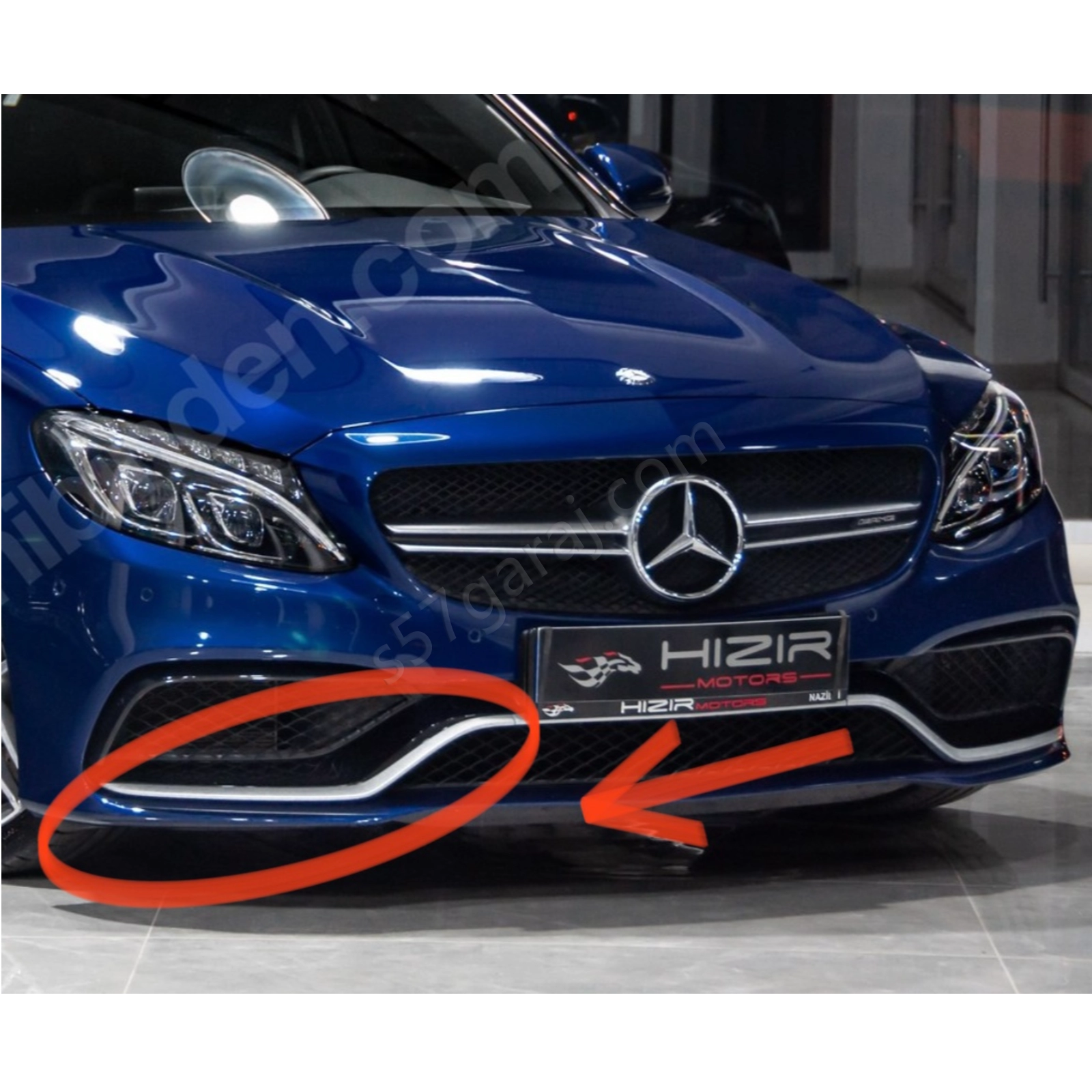 Mercedes W205 C63 Ön Tampon Trim Parça