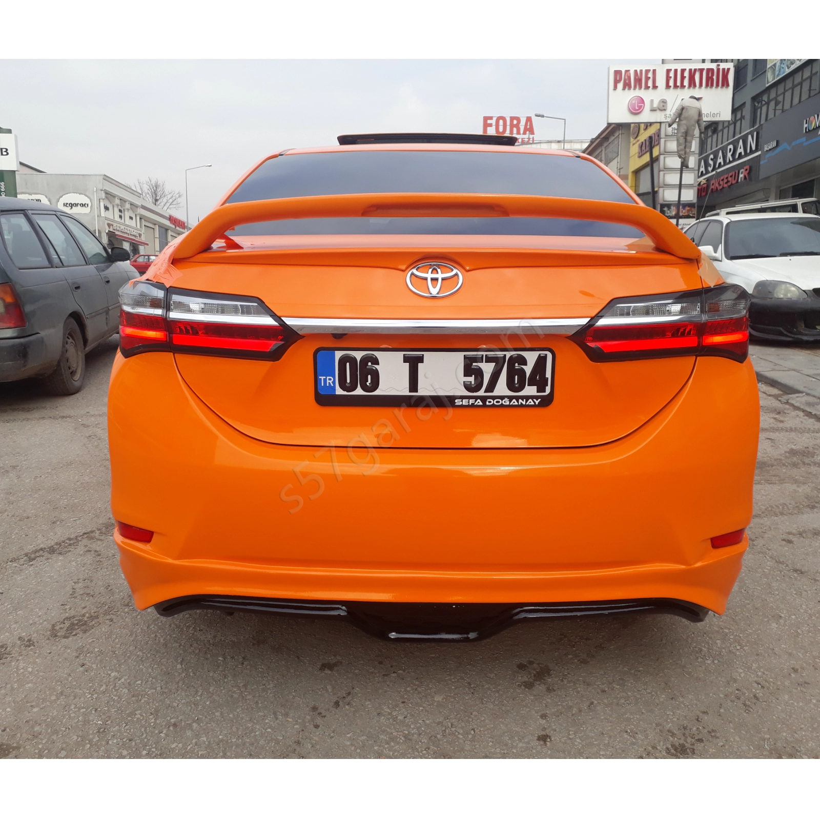 Toyota Corolla 2013-2018 Arka Tampon Eki