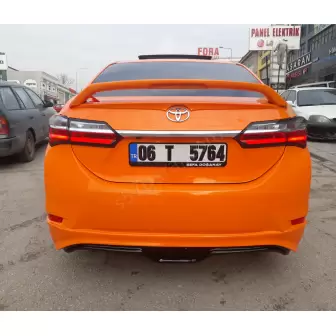 Toyota Corolla 2013-2018 Arka Tampon Eki resim1
