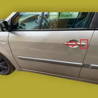 Renault Scenic 2 Kapı Kilit Kapak resim2