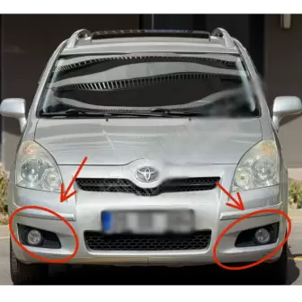 Toyota Verso Sis Farı Çerçevesi resim 1