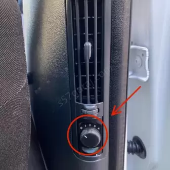 Peugeot 5008 Havalandırma Ayar Düğmesi resim 1