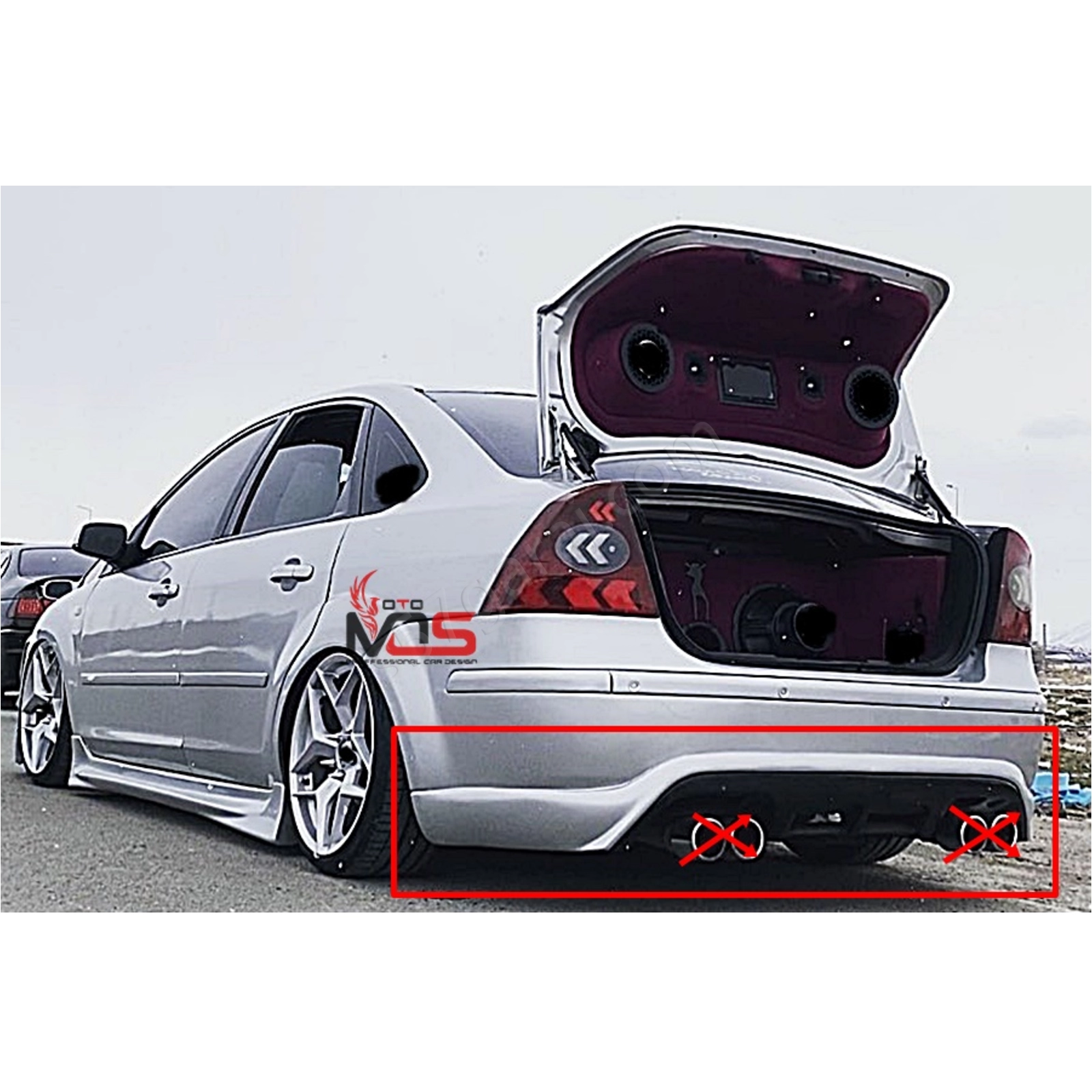 Ford Focus 2.5 Sedan Arka Tampon Eki