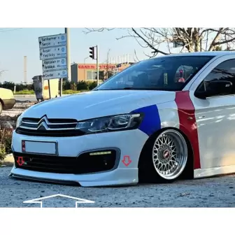 Citroen C-Elysee Makyajlı Kasa Ön Tampon Eki resim2