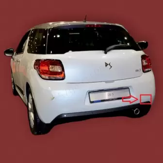Citroen Ds3 2010 Üzeri Arka Tampon Kapak resim2
