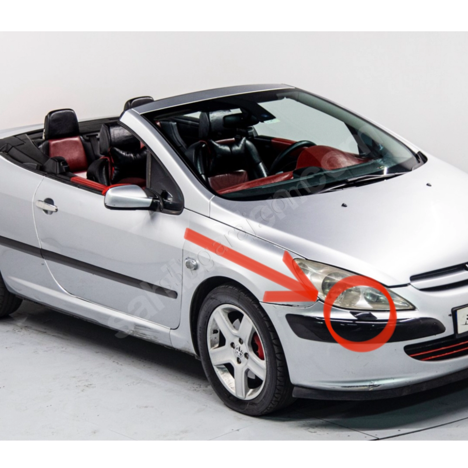 Peugeot 307 Cc Far Yıkama Kapakları