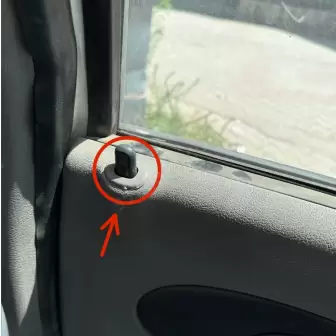 Renault Clio-Symbol-Thalia Kilit Düğme Çerçevesi resim 1