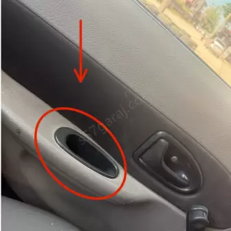 Renault Clio-Symbol-Thalia Arka Kapı Cepliği resim 1