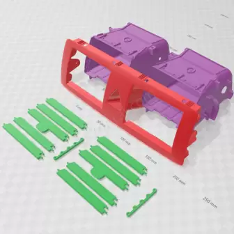 Skoda Fabia 2000-2008 Havalandırma Çerçevesi Takım resim 3