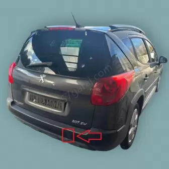 Peugeot 207 Sw 2006-2013 Arka Tampon Kapak resim2