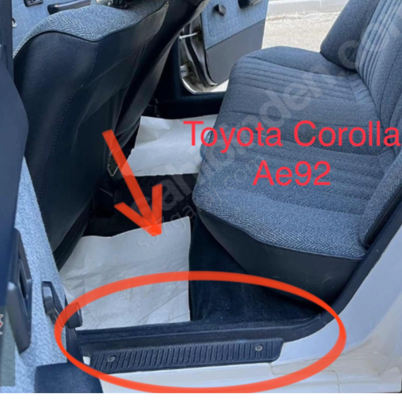 Toyota Corolla Ae 1992 Kapı Eşik Basamağı