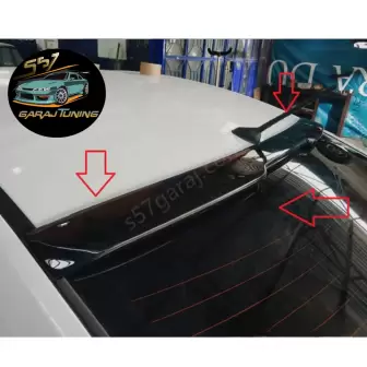 Hyundai Accent Blue Yarasa Cam Üstü Spoyler resim1