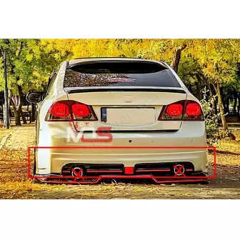 Honda Civic Fd6 Rr Arka Tampon Eki resim3