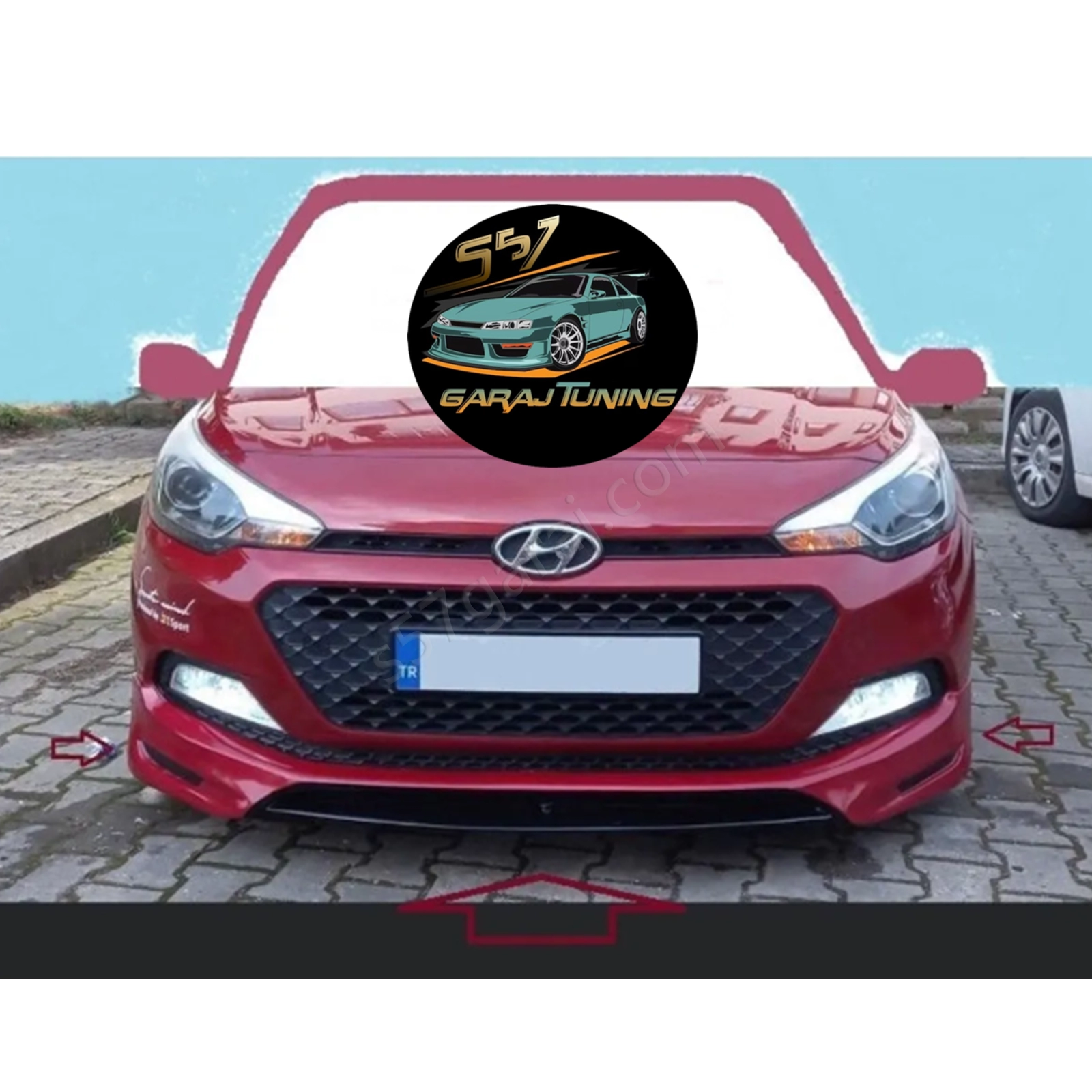 Hyundai İ20 Yeni Kasa Ön Tampon Eki