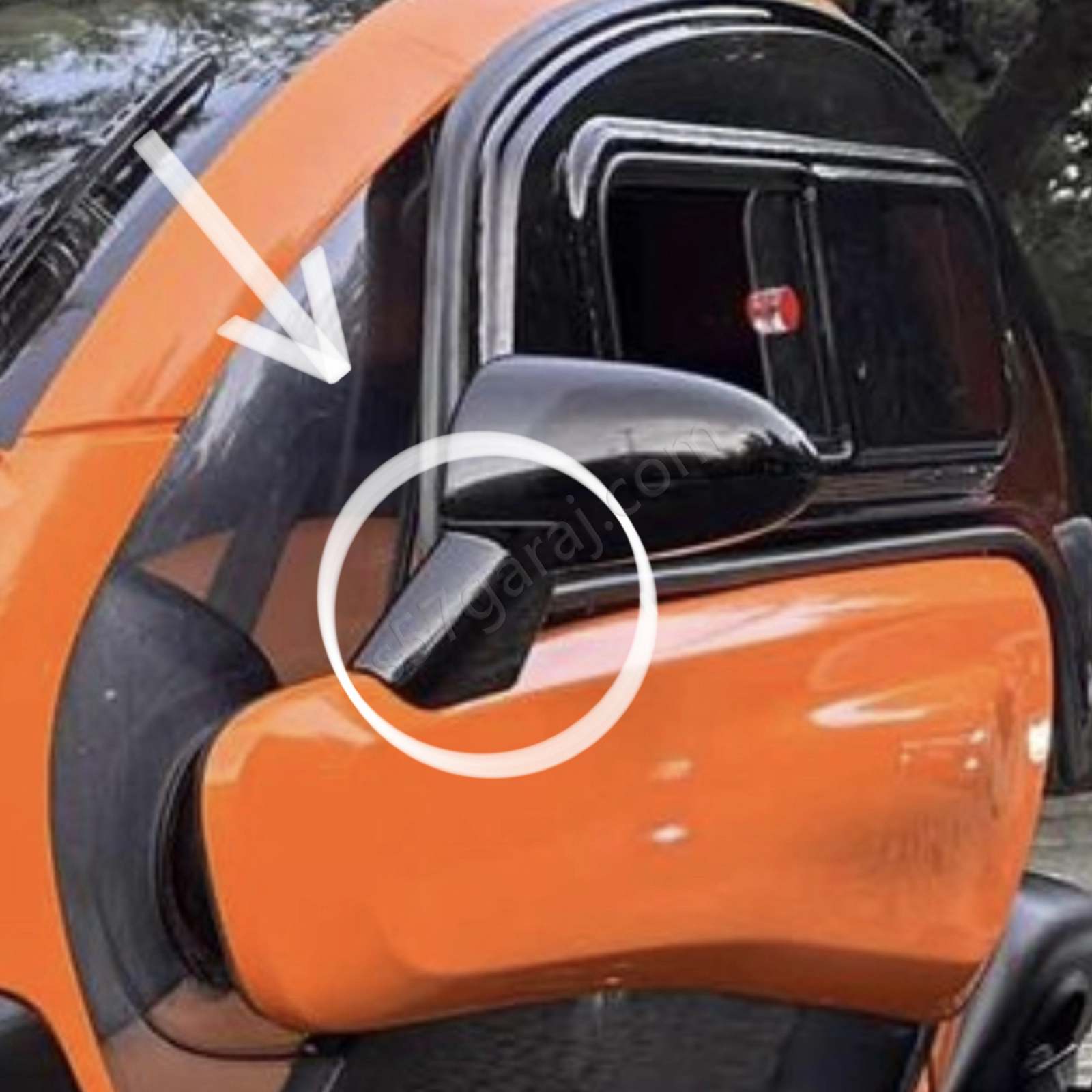 Renault Twizy Ayna Alt Plastiği