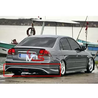 Honda Civic Vtec2 Custom Arka Tampon Eki resim2