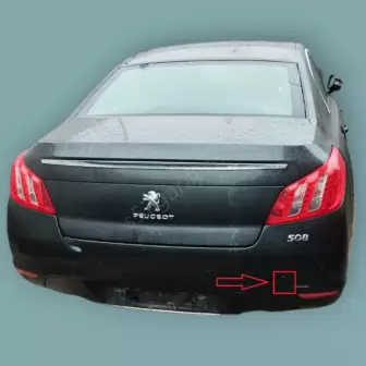 Peugeot 508 Arka Tampon Kapak 2010 Üzeri resim2