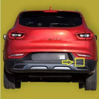 Renault Kadjar 2018 Üzeri Arka Tampon Kapak resim2