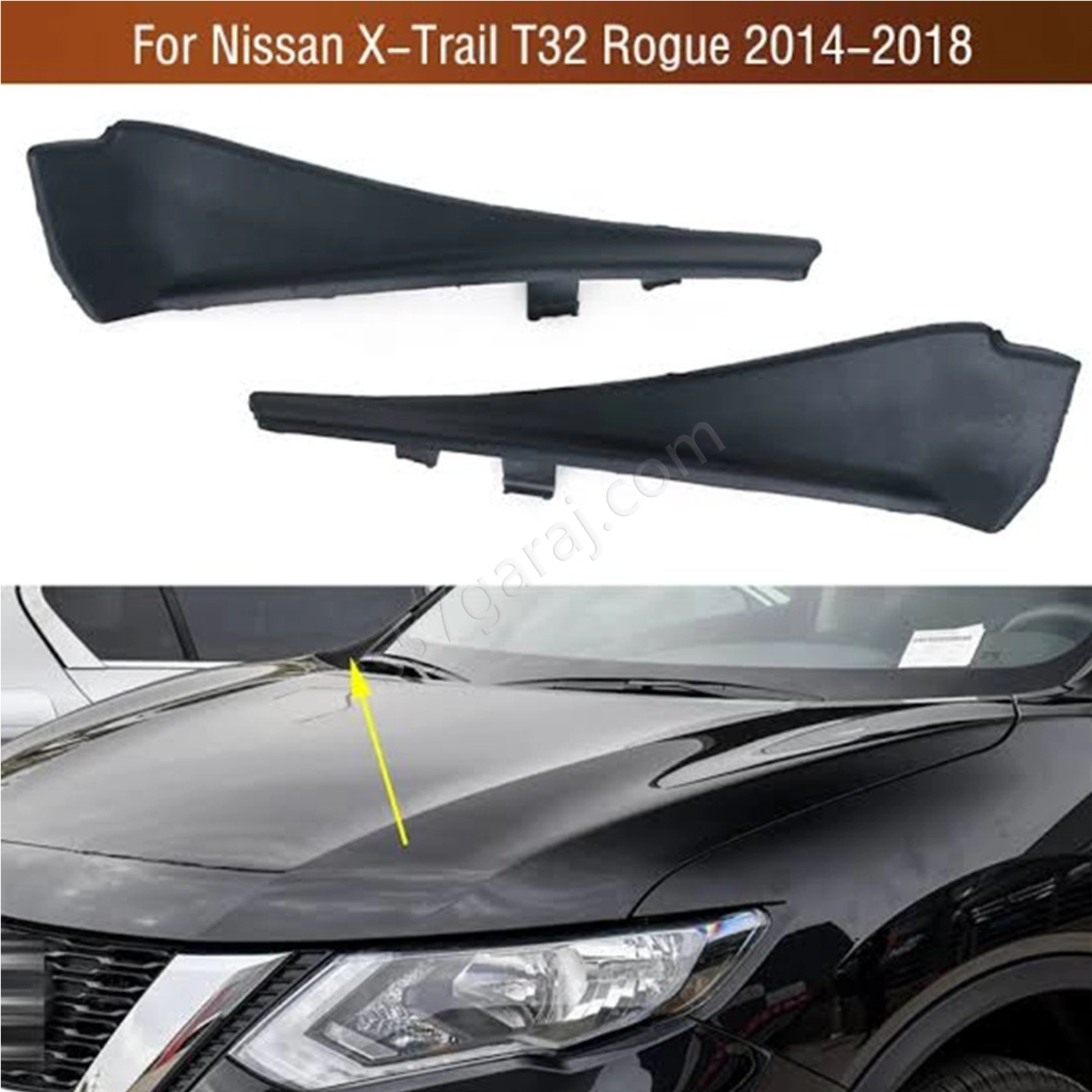 Nissan X-Trail Ön Cam Altı Su Tahliye Kapakları