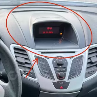 Ford Fiesta 2009-2017 Bilgi Ekranı Çerçevesi resim 1