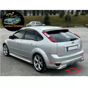 Ford Focus 2 Egzoz Görünümlü Arka Tampon Eki resim2